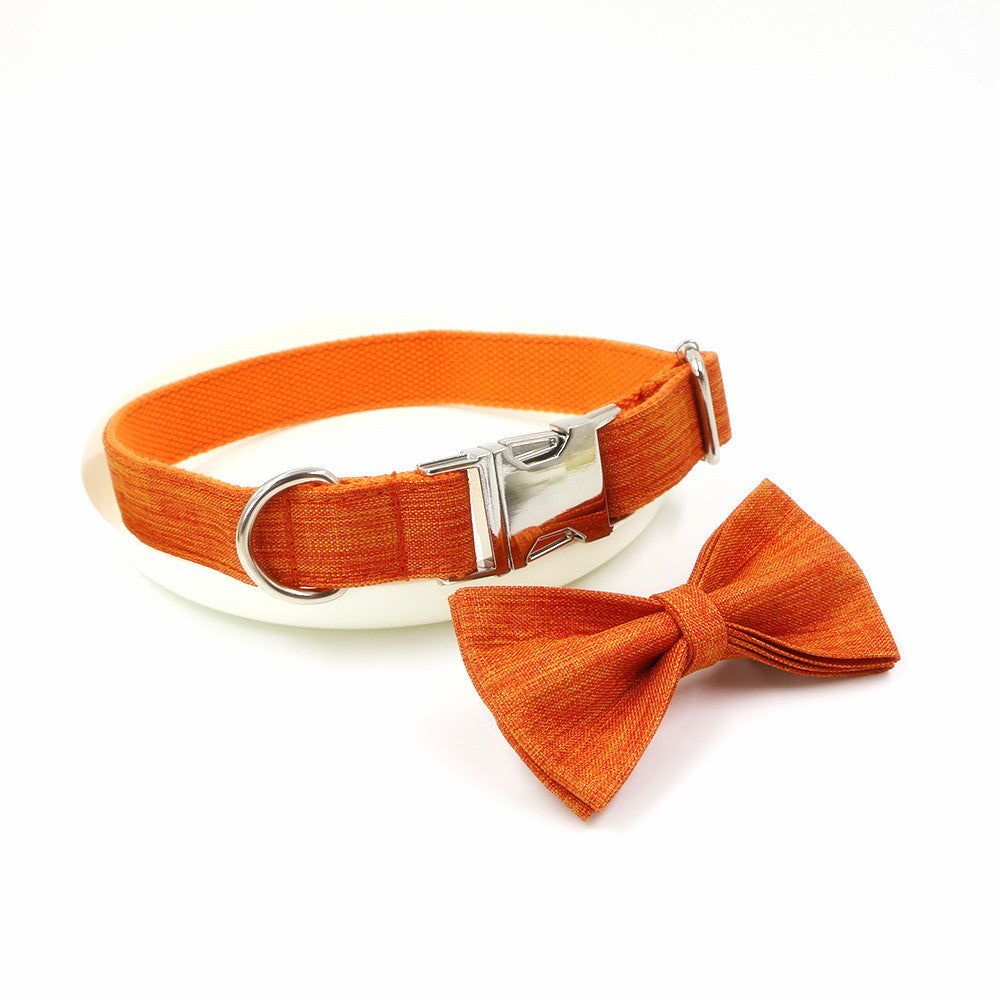 Pet Bow Collar and Leash Combo - Hot Dog Supplies