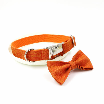 Pet Bow Collar and Leash Combo - Hot Dog Supplies