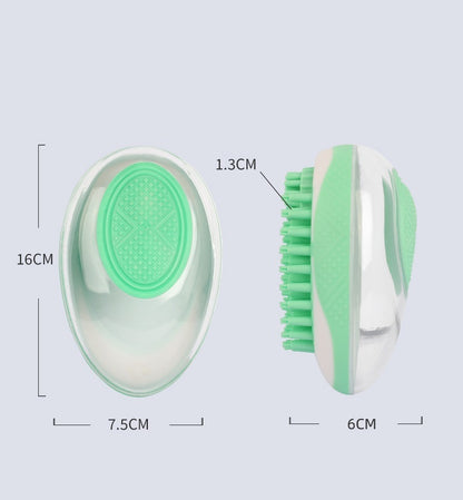 Pet SPA Massage Brush – 2-in-1 Soft Silicone Bath and Grooming Comb for Dogs and Cats