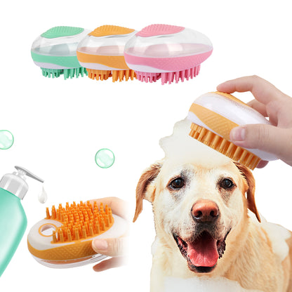 Pet SPA Massage Brush – 2-in-1 Soft Silicone Bath and Grooming Comb for Dogs and Cats